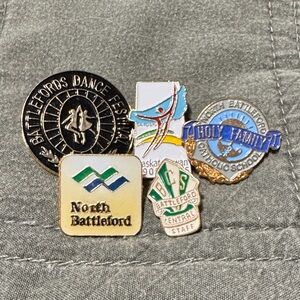Assorted North Battleford Enamel Pins - Multi-Color Set